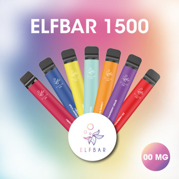 Pod descartavel disposable ElfBar 1500 puffs 4,8ml 00mg ElfBar