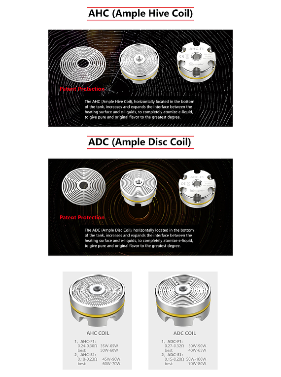 Ample Mace Subohm tank coils