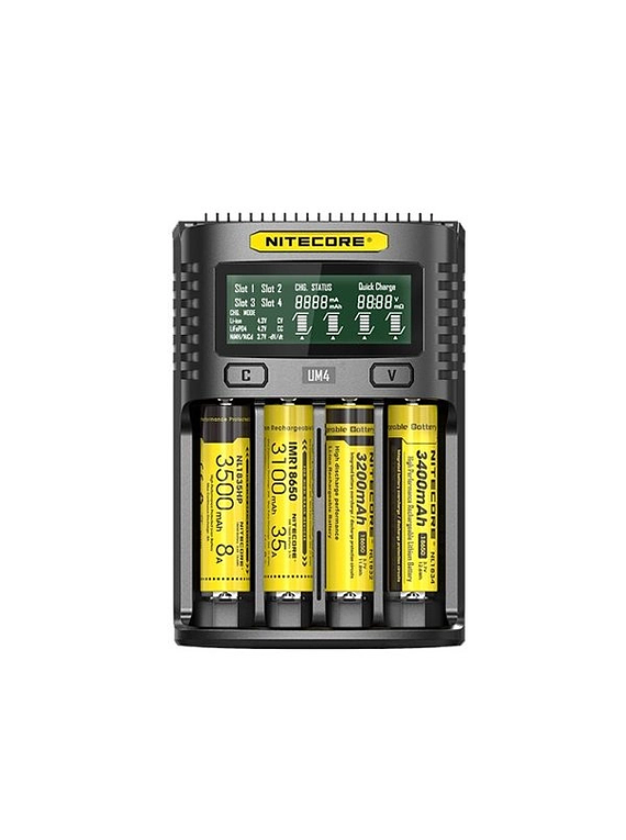 Carregador UM4 4 Slot - 2A - Nitecore