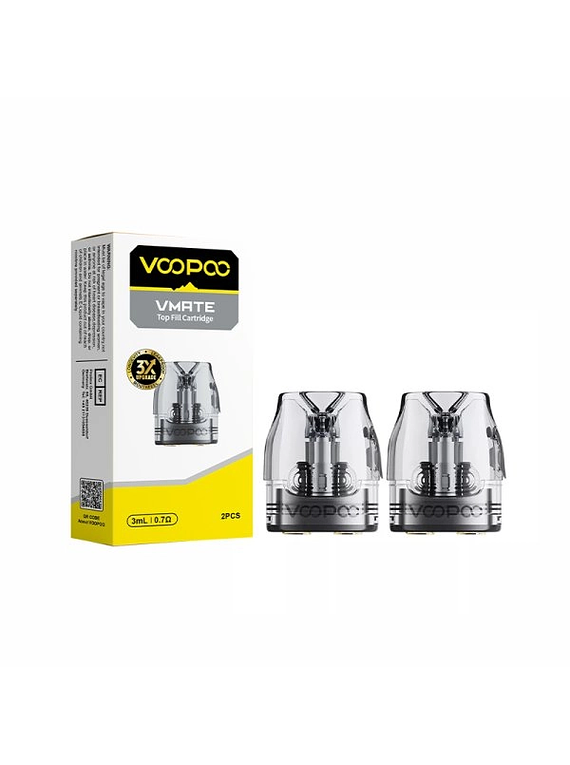 Cartucho Vmate V3 (2 peças) - Voopoo