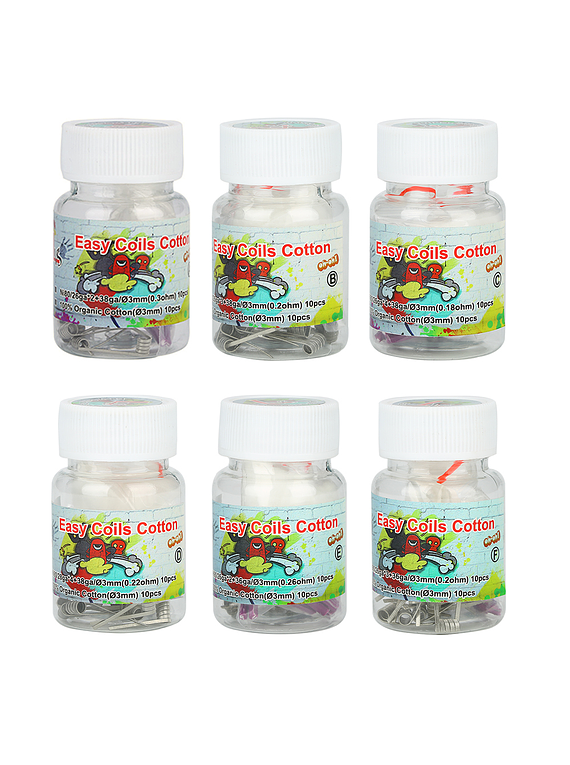 Lvs Easy Coils Cotton 20pcs