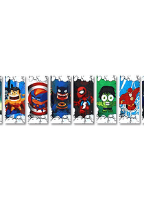 Wraps baterias 18650 super heroes