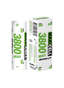 Bateria Maxi Cell 18650 20A 3800mAh - Maxi Cell