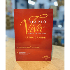 Biblia de Estudio Diario Vivir Letra Grande RVR60