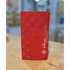 Biblia Tamaño Tipo Agenda Con Broche RVR60 Rojo 1