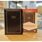 Biblia Tamaño Manual Letra Gigante RVR60 Con Índice y Cierre Negro 1