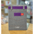 Biblia Tamaño Manual/Personal Letra Grande RVR60 Con Índice y Cierre Jeans/Lila 1