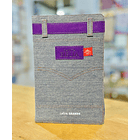 Biblia Tamaño Manual Letra Grande RVR60 Con Índice y Cierre Jeans/Lila 1