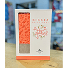 Biblia Devocional Mujer Verdadera RVR60 Gris/Coral 1