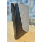 Funda para Biblia Tamaño Manual C/Cierre Negro/Gris 