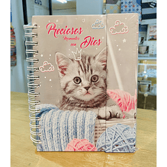 Cuaderno Imantado Tamaño Manual 140 hjs “Preciosos Momentos con Dios”