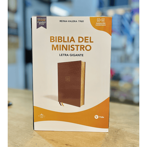 Biblia del Ministro Letra Gigante RVR60 Café 1