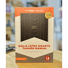 Biblia Letra Gigante Tamaño Manual Con Índice y Cierre RVR60 Negro 1