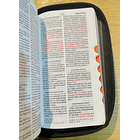 Biblia Tamaño Compacto (Tipo Chequera) RVR60 Con Cierre Gris/Café 2