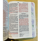 Biblia Tamaño Compacto RVR60 Fucsia/Flores 2