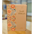 Biblia Compacta RVR60 Flores/Beige 1