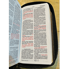 Biblia RVR60 (Tipo Chequera) Con Cierre Coral/Gris 2