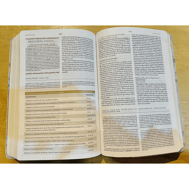 Biblia de Estudio para Mujeres RVR60  Azul/Morado 3