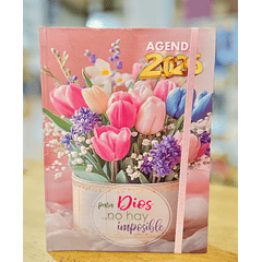 Agenda 2026 Tamaño Manual “Para Dios no hay nada imposible”