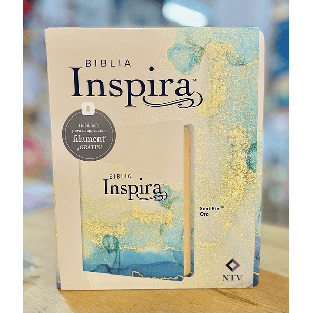 Biblia Inspira NTV Oro Turquesa 1
