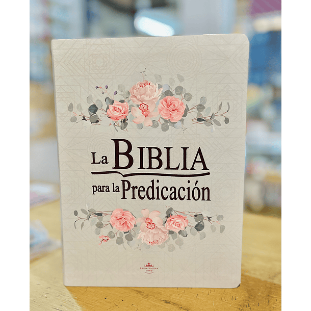 La Biblia para la Predicación RVR60 con Índice Turquesa/Flores 1