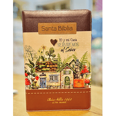 Biblia Tamaño Manual Letra Grande RVR60 Con Índice y Cierre