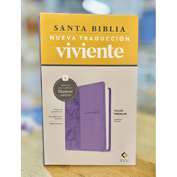Biblia Tamaño Manual Nueva Traducción Viviente Morado 1