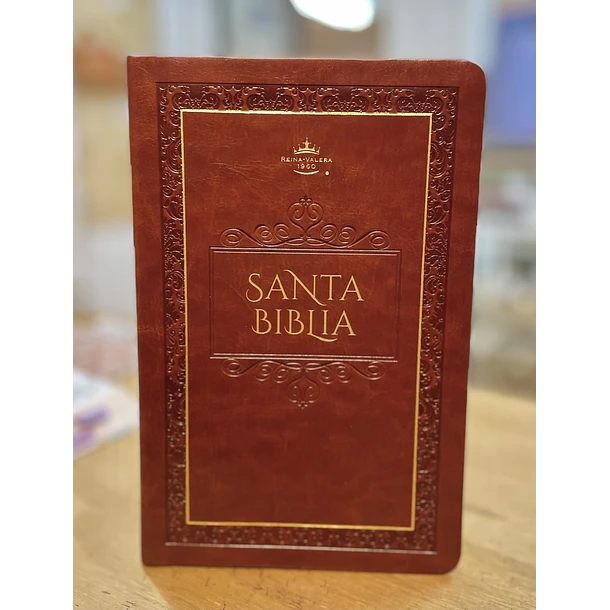 Biblia Tamaño Manual Letra Grande RVR60 Café 1