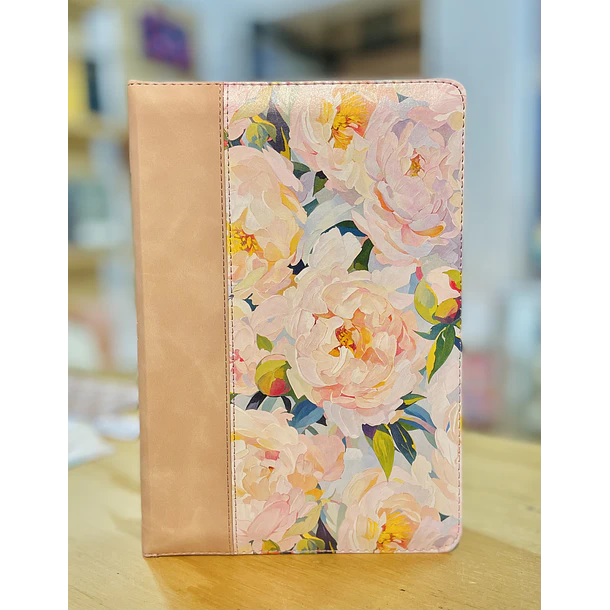 Biblia Tamaño Manual Letra Gigante RVR60 Con Índice y Cierre Floral 2