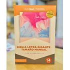 Biblia Tamaño Manual Letra Grande RVR60 Con Índice y Cierre Multicolor 1
