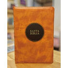 Biblia Tamaño Manual Letra Gigante RVR60 Con Índice y Cierre Café 3