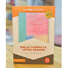 Biblia Compacta Letra Grande RVR60 Con Índice y Cierre Multicolor 1