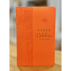 Biblia Letra Grande Tamaño Manual RVR60 Salmón
