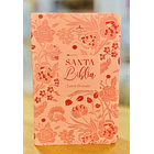 Biblia Tamaño Manual Letra Grande RVR60 Rosa Floral 1