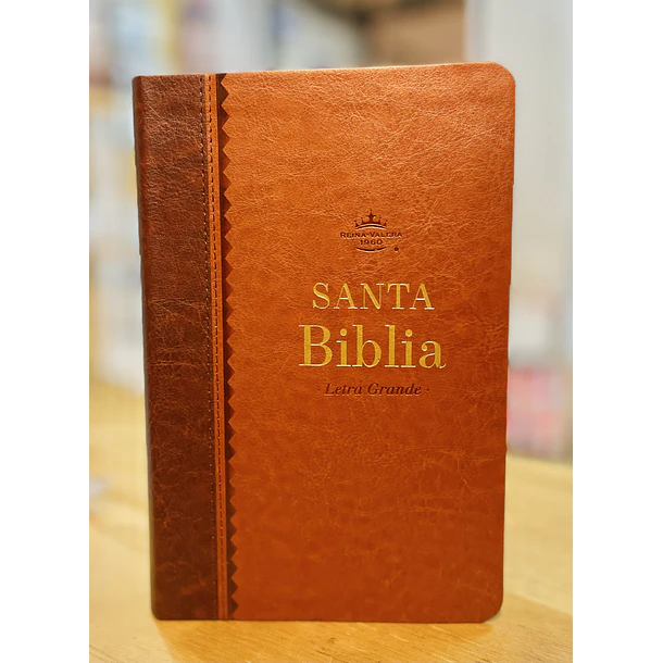 Biblia Letra Grande Tamaño Manual RVR60 Café 1