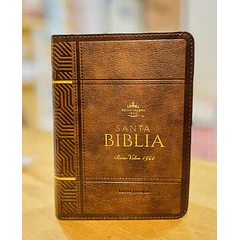 Biblia Letra Grande Tamaño Compacto RVR60 Café