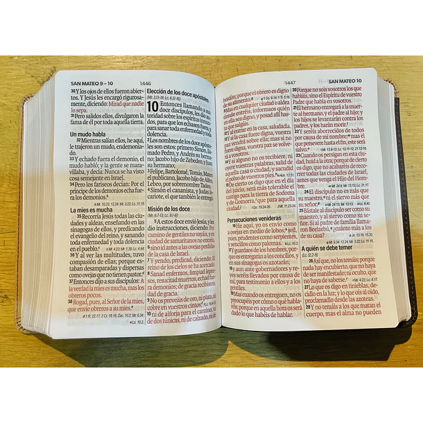 Biblia Letra Grande Tamaño Compacto RVR60 Café 2