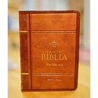 Biblia Letra Grande Tamaño Compacto RVR60 Café Claro 1