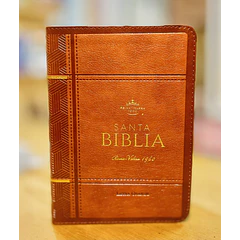 Biblia Letra Grande Tamaño Compacto RVR60 Café Claro