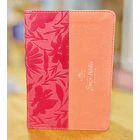 Biblia Letra Grande Tamaño Manual RVR60 Bicolor Rosa 1