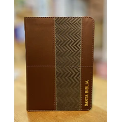 Biblia Tamaño Compacto Letra Grande RVR60 Café