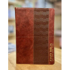 Biblia Letra Súper Gigante RVR60 Con Índice Café