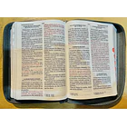 Biblia Tamaño Compacto Letra Grande RVR60 Con Cierre e Índice Gris/Negro León 2