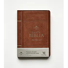 Biblia Letra Grande Tamaño Compacto RVR60 Café Claro 1