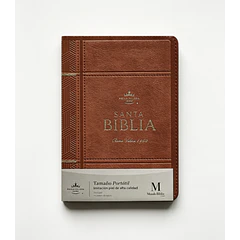 Biblia Letra Grande Tamaño Compacto RVR60 Café Claro
