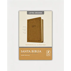Biblia Letra Grande Ultrafina Nueva Traducción Viviente Marrón Claro