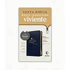 Biblia Compacta Letra Gigante NTV Con Índice y Cierre Azul 1