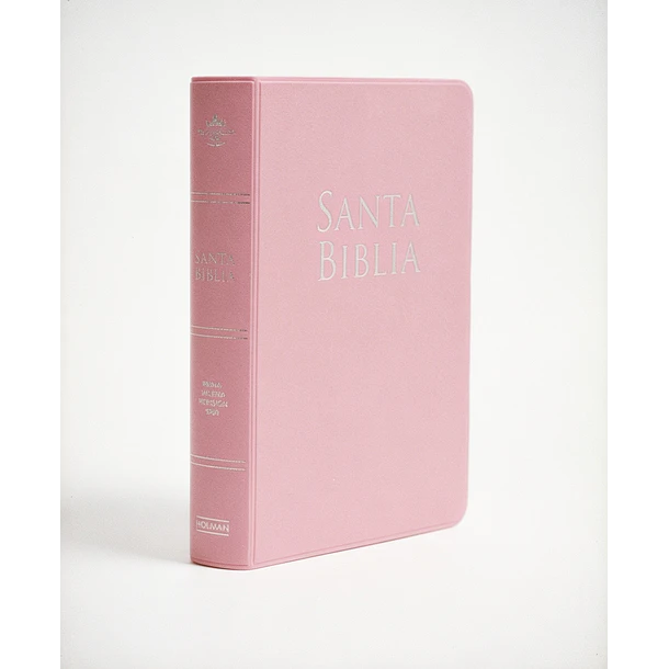 Biblia Tamaño Manual Letra Grande RVR60 Rosa 1