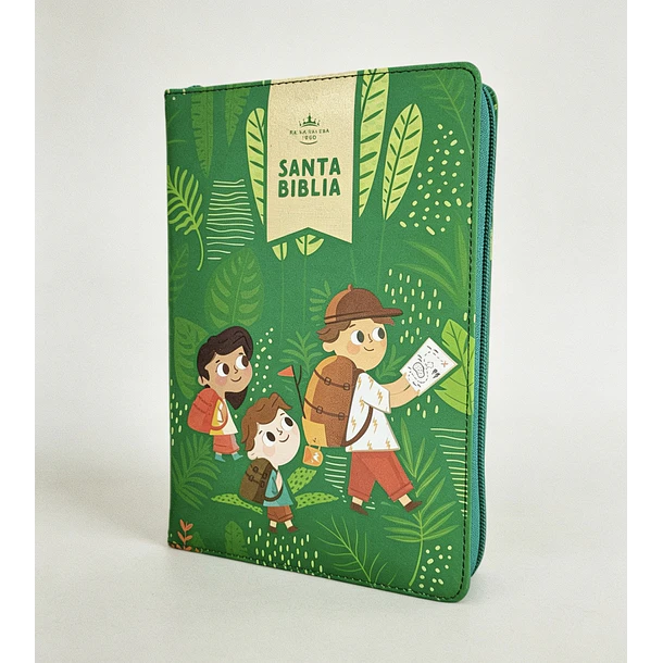 Biblia Interactiva para Niños Letra Grande RVR60 Con Cierre 1