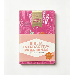Biblia Interactiva para Niñas Letra Grande RVR60 Con Cierre 